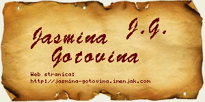 Jasmina Gotovina vizit kartica